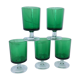 Set of 5 wine glasses Luminarc Arcoroc year 1970