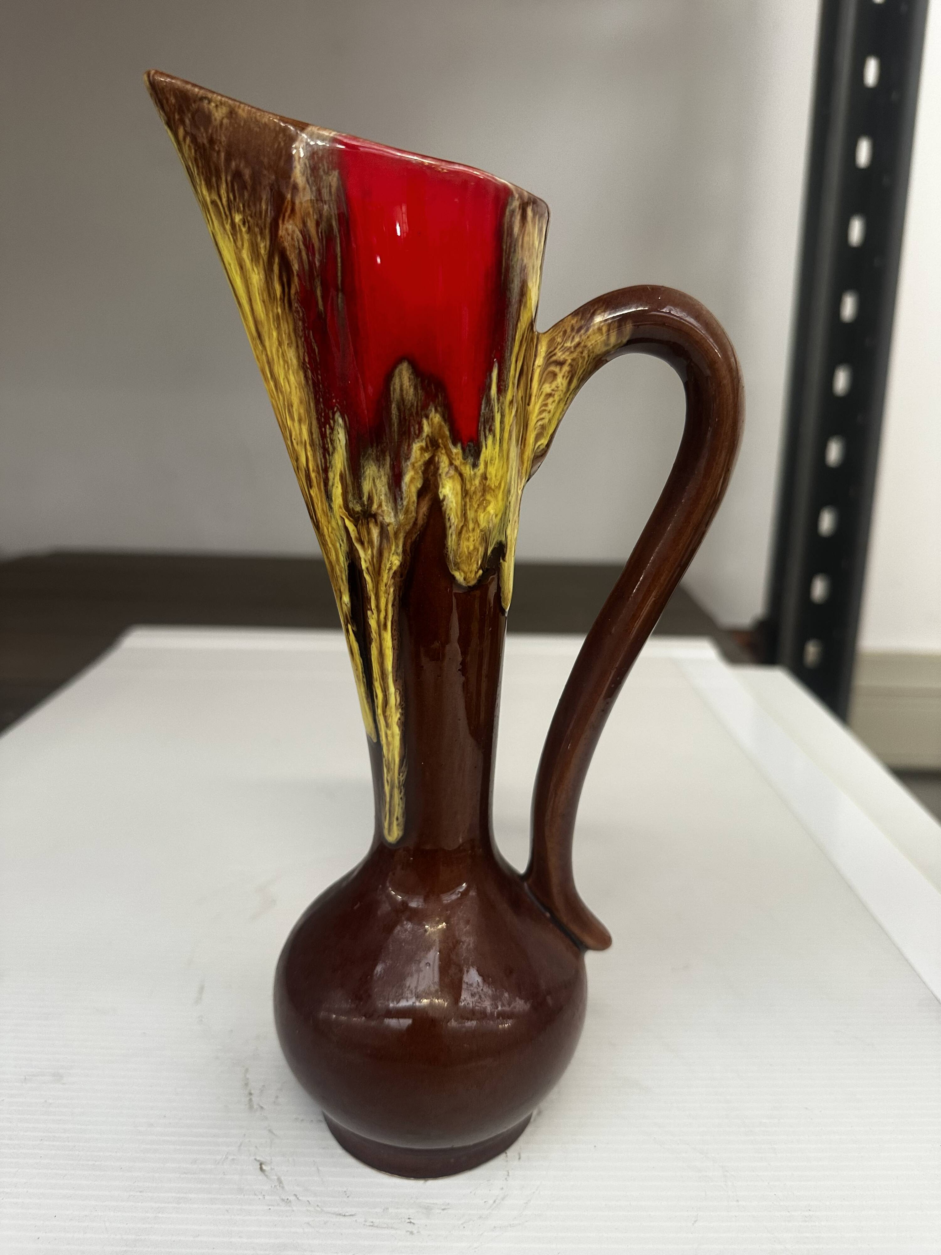 Pichet - Soliflore Vallauris céramique émaillée H 26 cm