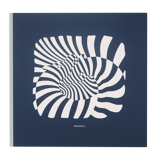 Victor Vasarely: Zebras on a Blue Background - Original Signed Silkscreen Print