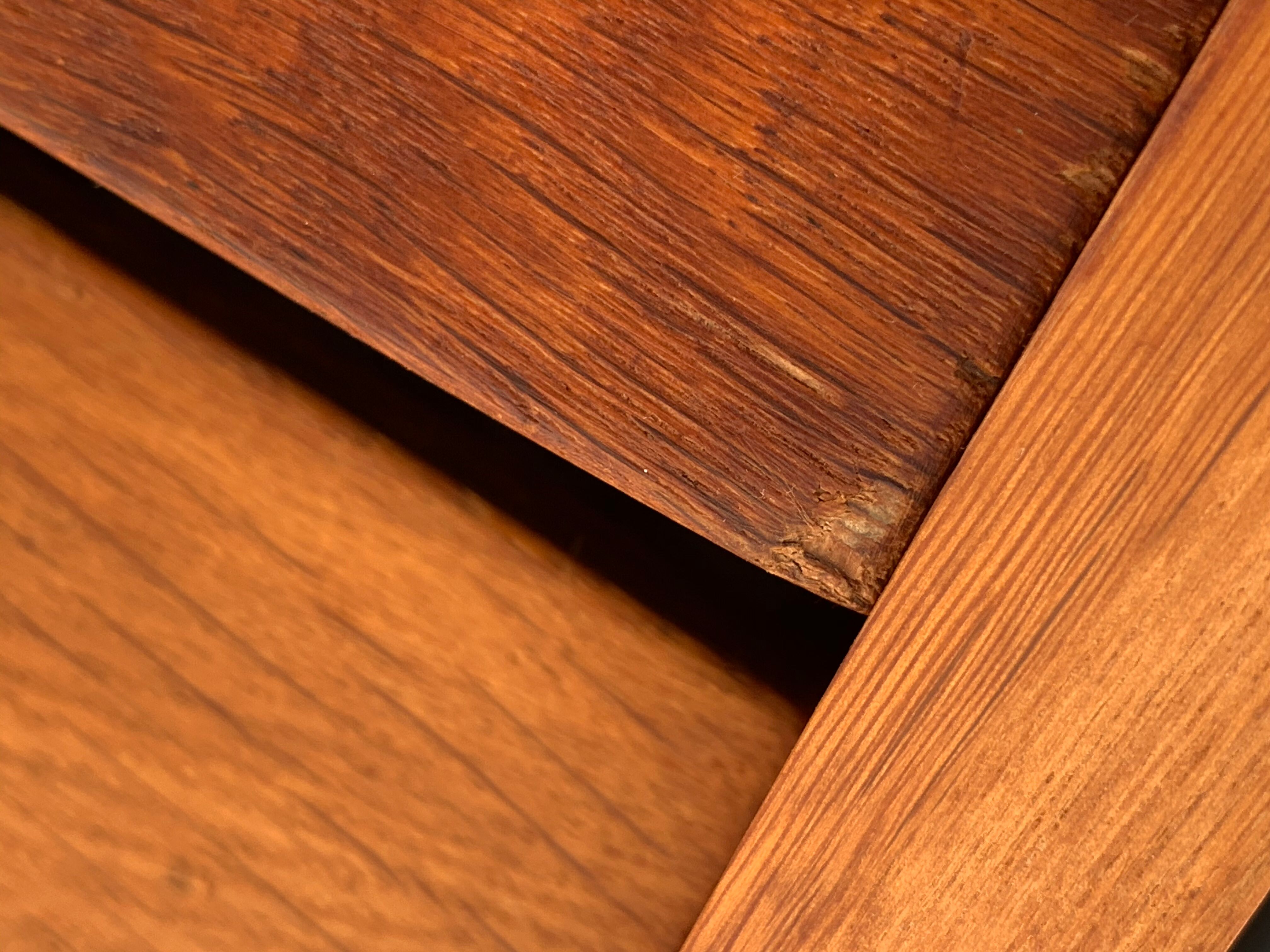 Vintage wood and formica desk 1950
