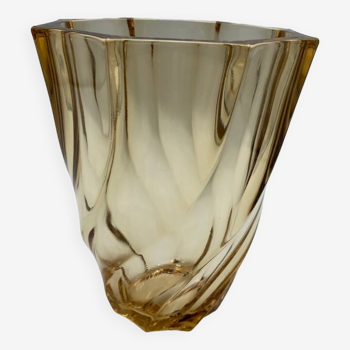 Vase verre spirales