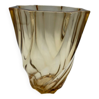 Vase verre spirales