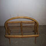 Rattan magazines holder