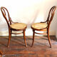 Set of 5 antique Thonet dining chairs model 20, ca. 1890.