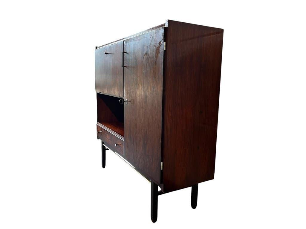 Buffet vintage en palissandre / meuble bar