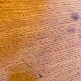 Rattan chest of drawers and vintage wood