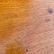 Commode en rotin et bois vintage