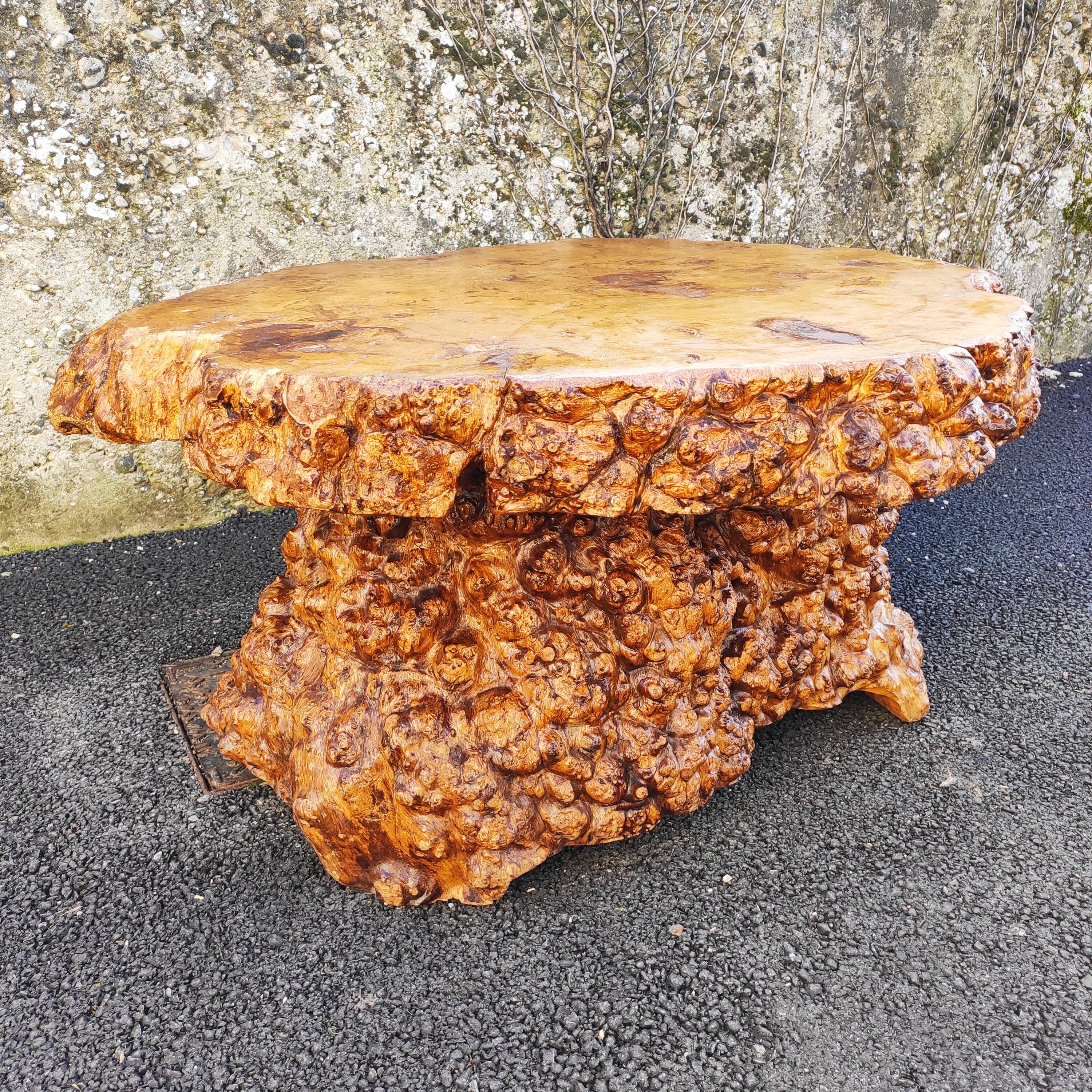Vintage brutalist coffee table