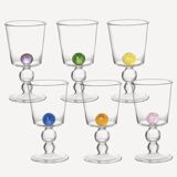 6 Glasses 3 Balls