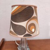 Vintage lamp, 70s lampshade