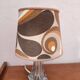 Lampe vintage, abat jour années 70