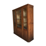 Large oak glass library - 1950