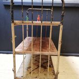 Industrial trolley, roulette shelf