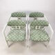Augusto Savini for Pozzi Set of Four 'Pamplona' Chairs, Italy 1970's