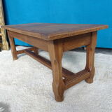Solid oak farmhouse coffee table