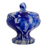 Murano glass opaline candy dish
