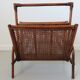 Door magazines in rattan and caning 60s 70s