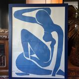 Tableau affiche Matisse Nu Bleu