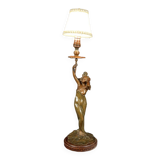 Regulate Lamp, Art Nouveau style, signed C.Rosa – Mid 20th century