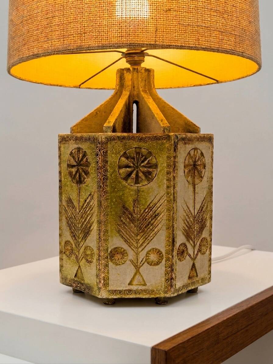 Stoneware lamp