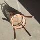Chaise cannée en bois naturel