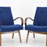 Paire de fauteuils Jaroslav Smidek des années 1960 pour TON, Tchécoslovaquie