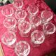 Suite de 12 verres à porto baccarat modèle Harcourt