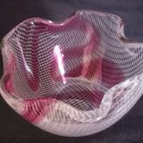 A. D. Copier, Leerdam, Netherlands - Glass vase filigree patterns