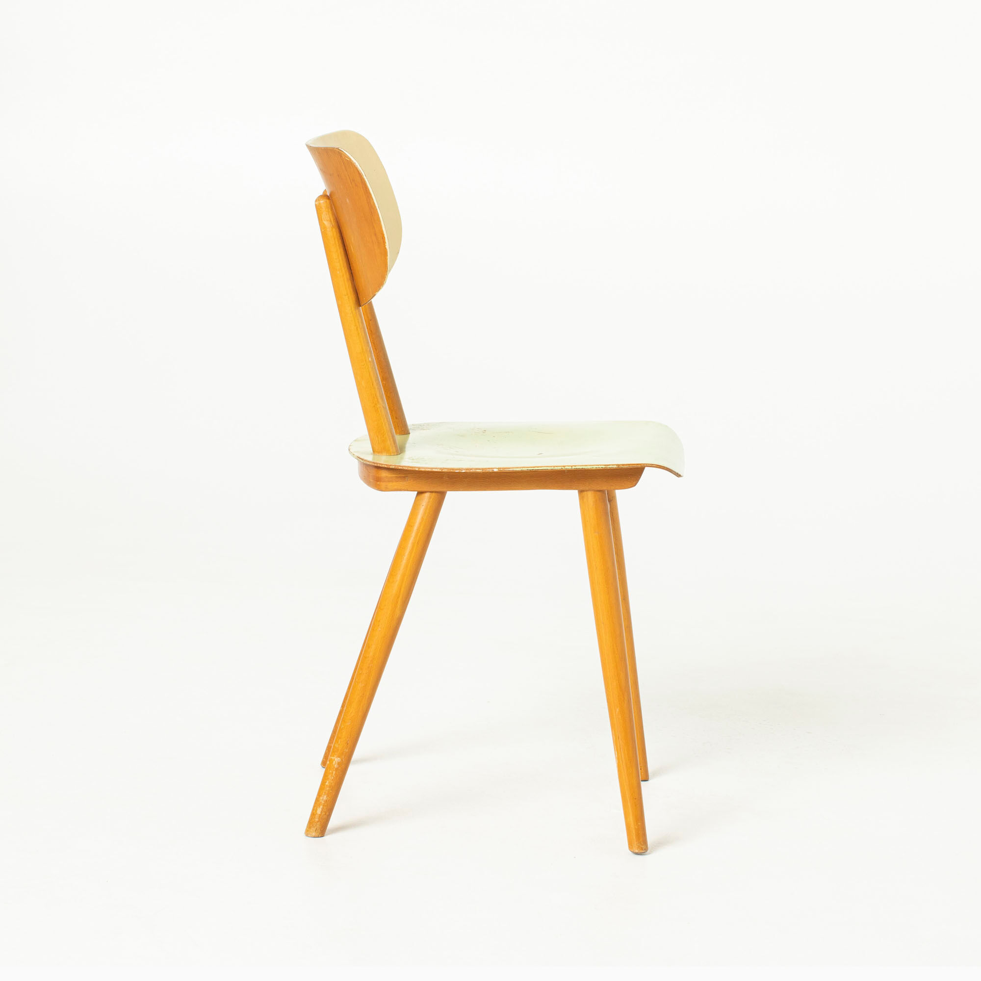 Set of 4 dining chairs by TON, Czechoslovakia, 1960s