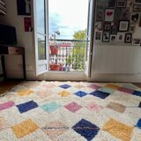 Berber handmade rug Beni Ouarain 100% wool