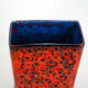 Ceramic vase, Fat Lava, German design, 1960s, made in West Germany