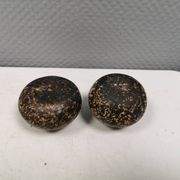 Ceramic salt and pepper set. Danish, estimated to be from the 1980s.