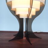 Mid-century Danish plastic table lamp by Flemming Brylle & Preben Jacobsen