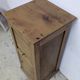 Antique cherry wood curtain bedside table, entrance furniture