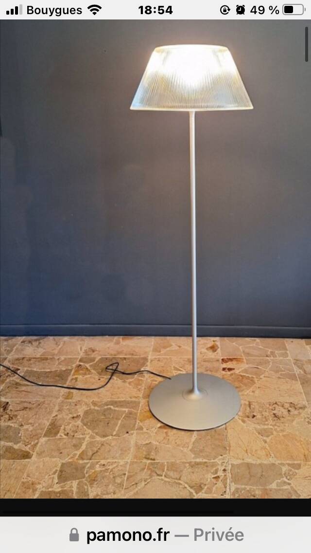 Romeo moon floor lamp By Philippe Starck
