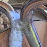 Marbled formica table & 4 chairs