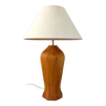 Vintage 80s pine lamp