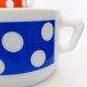 Lot de 4 tasses à café à pois Arcopal