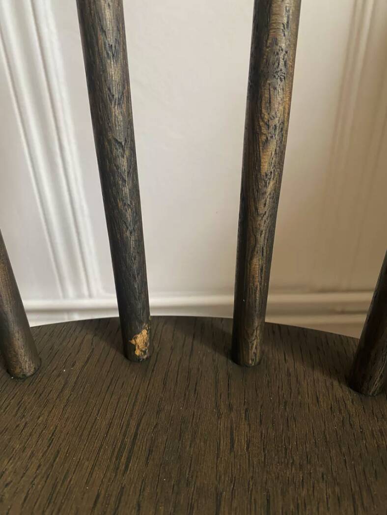 Chaise J46 FDB Mobilier en chêne fumé