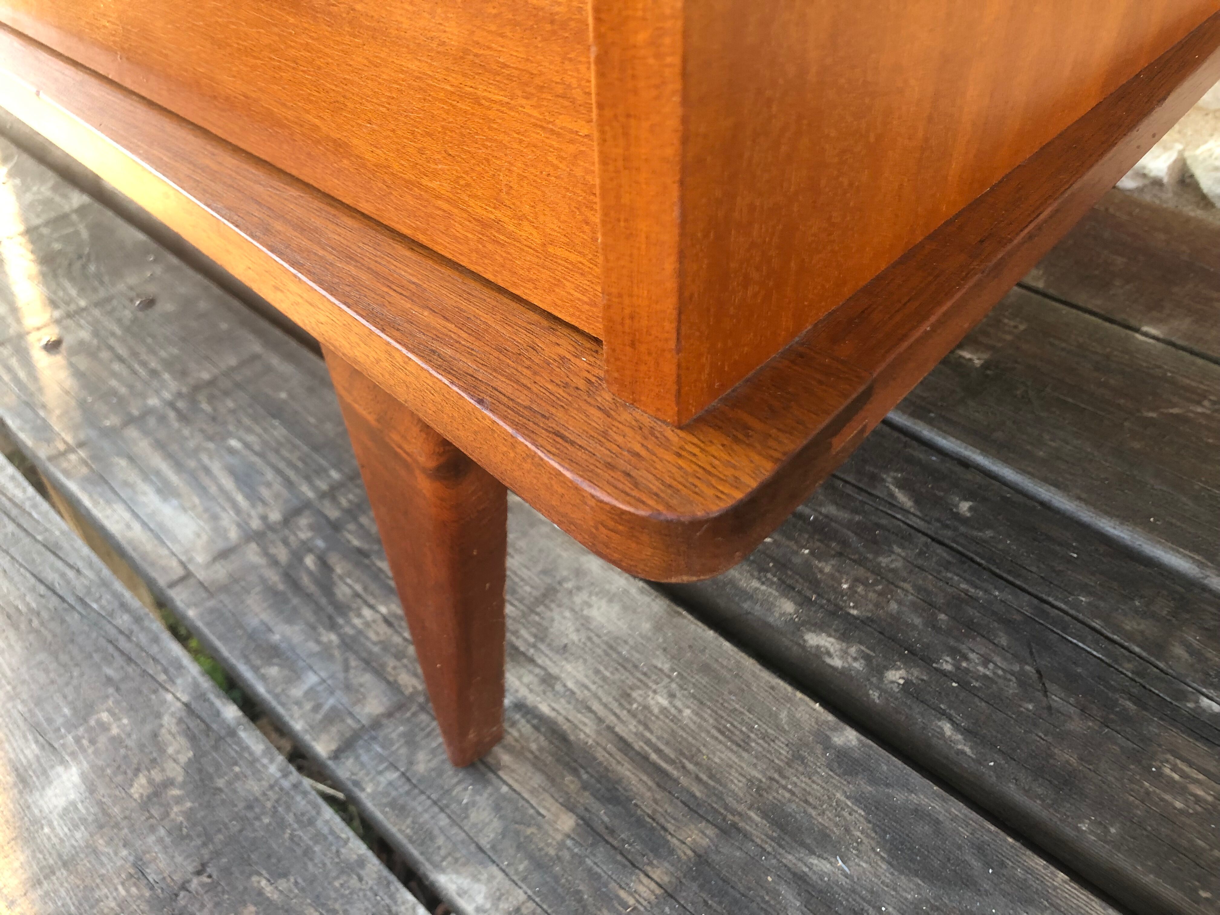 Scandinavian chest of drawers with 4 drawers and storage, circa 60's