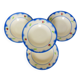 4 vintage deep plates from Gien 210754