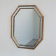 Deknudt mirrored console table and matching octagonal mirror, Belgium, 1980s