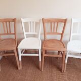 4 mismatched chairs