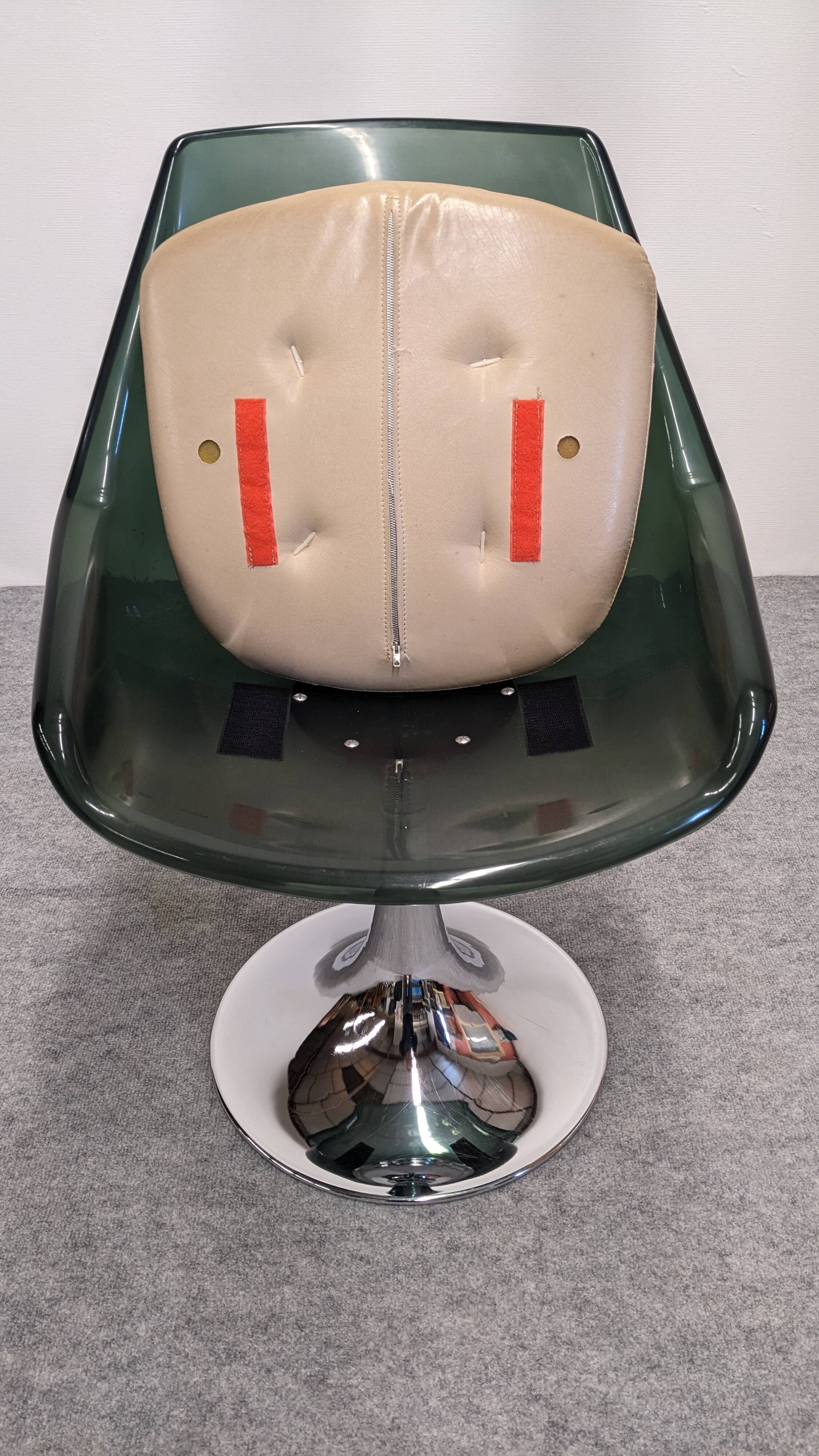 Set of 6 Space Age Tulip Chairs by Chromcraft USA, 1960s/70s