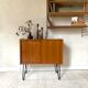 Buffet teck vintage pieds eiffel