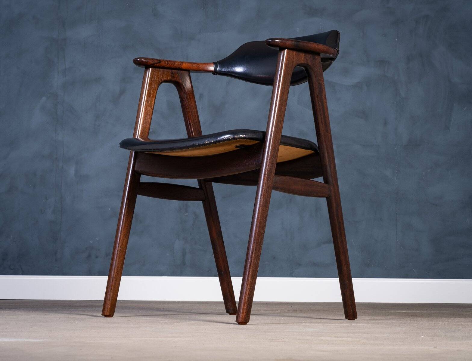 Vintage Armchair in Rosewood by Erik Kirkegaard for Høng Stolefabrik, 1960s