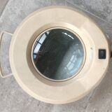 Large articulated lamp magnifying glass for vintage architect's workshop