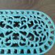 Blue font flats