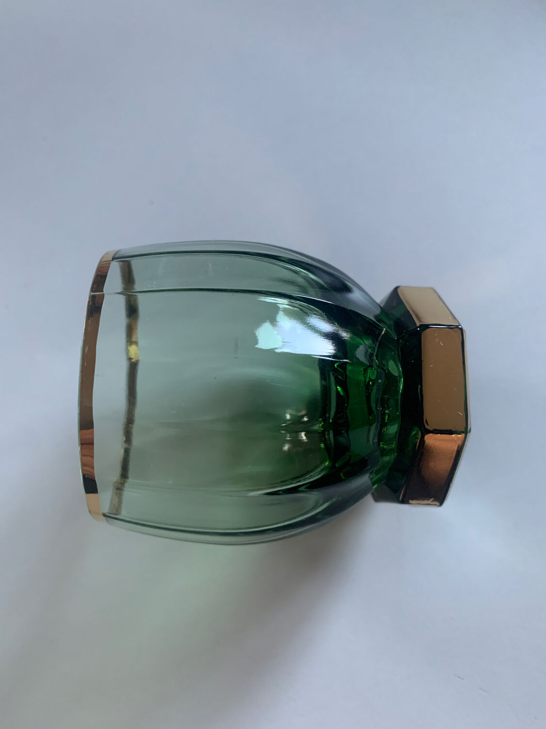 6 art deco glasses