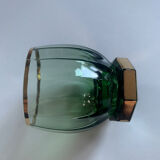 6 art deco glasses